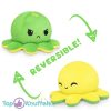 Octopus Mood Pluche Knuffel 15 cm (Groen/Geel)