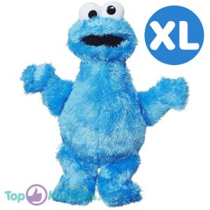 Cookie Monster - Sesamstraat Pluche Knuffel XL 75 cm