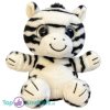 Zebra Glitterogen Pluche Knuffel 25 cm