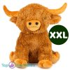 Stier (Bruin) Pluche Knuffel XXL 100 cm