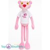 Pink Panther Wit T-Shirt Pluche Knuffel 55 cm