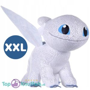 Light Fury – Hoe Tem Je Een Draak Pluche Knuffel XXL 90 cm