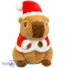 Capibara Kerstman Pluche Knuffel 26 cm