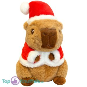 Capibara Kerstman Pluche Knuffel 26 cm