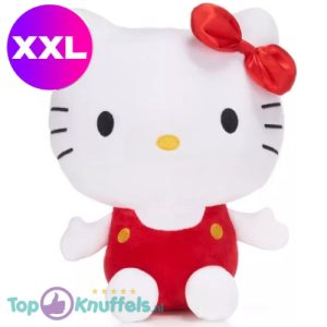 Hello Kitty (Rood) Pluche Knuffel XXL 90 cm