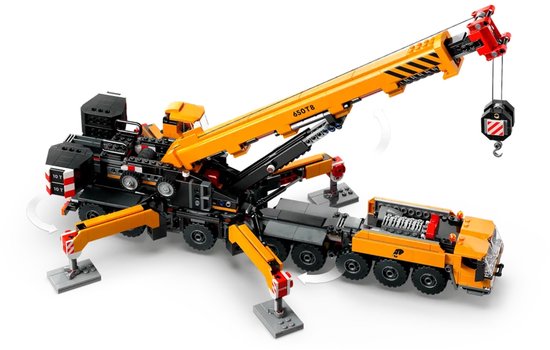 LEGO City Gele Mobiele Bouwkraan Speelgoedset - 60409 - Afbeelding 7