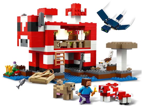 LEGO Minecraft Het Mooshroom Huis - 21270 - Afbeelding 2