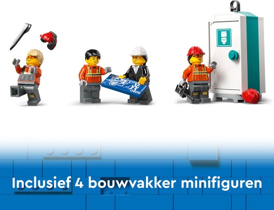 LEGO City Gele Mobiele Bouwkraan Speelgoedset - 60409 - Afbeelding 4