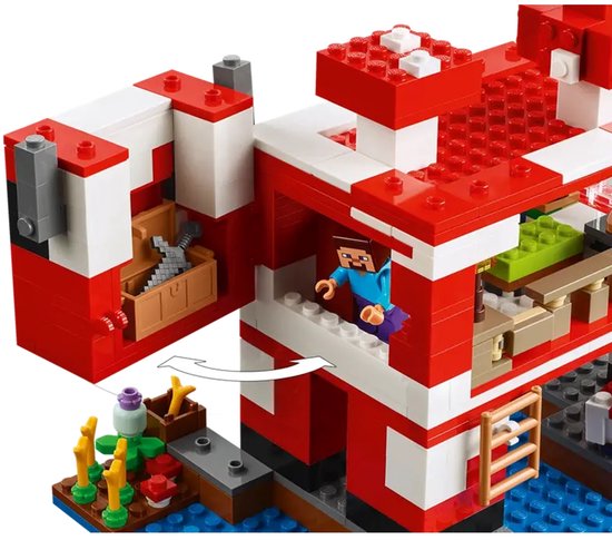 LEGO Minecraft Het Mooshroom Huis - 21270 - Afbeelding 3