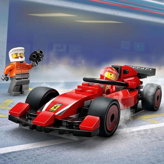 LEGO City F1 Pitstop en Pitcrew met Ferrari Auto - 60443 - Afbeelding 8