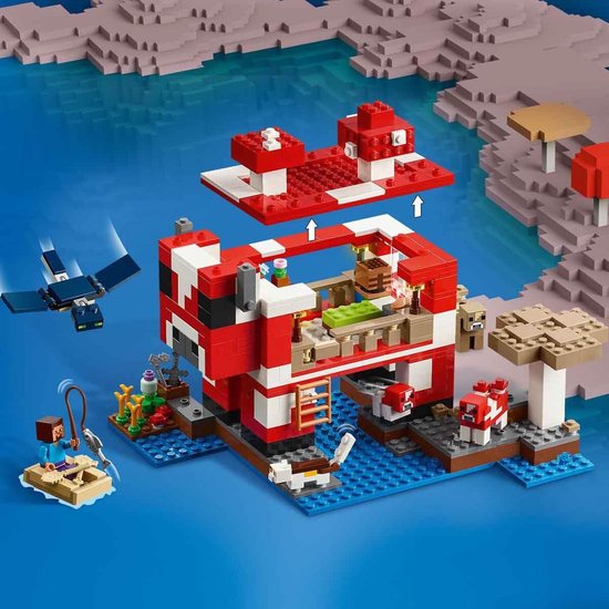 LEGO Minecraft Het Mooshroom Huis - 21270 - Afbeelding 7