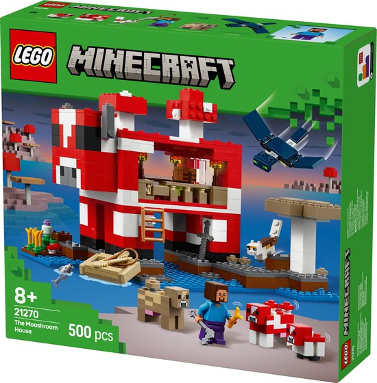 LEGO Minecraft Het Mooshroom Huis - 21270 - Afbeelding 8