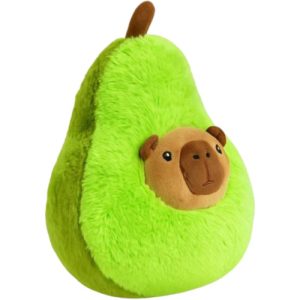 Capibara Avocado Kawaii Pluche Knuffel 30 cm - Capybara