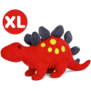 Stegosaurus Rood Dinosaurus Pluche Knuffel 50 cm