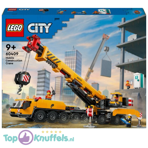 LEGO City Gele Mobiele Bouwkraan Speelgoedset - 60409