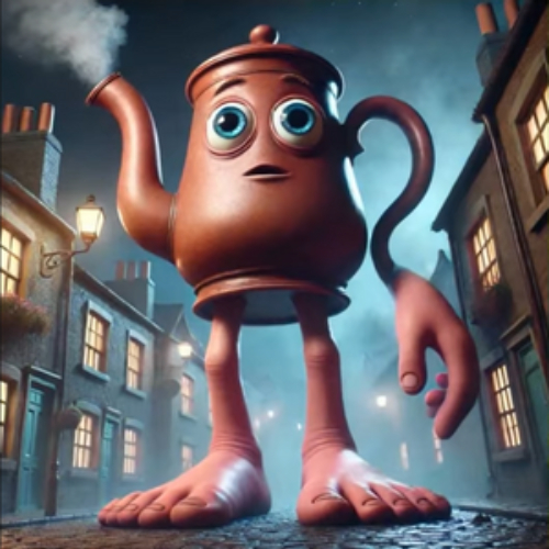 Ta Ta Ta Sahur Italian Brainrot Pluche Knuffel 25 cm - Theepot Bigfoot - Afbeelding 2