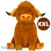 Stier (Bruin) Pluche Knuffel XXL 120 cm