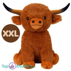 Stier (Bruin) Pluche Knuffel XXL 120 cm