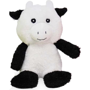 Koe (Wit/Zwart) Boerderij Pluche Knuffel 25 cm