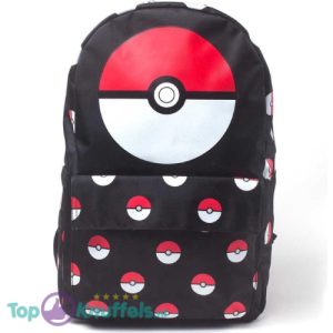 Pokémon Pokéball Schooltas Rugtas