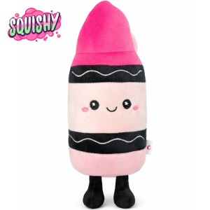 Roze Stift Squishy Pluche Knuffel 20 cm