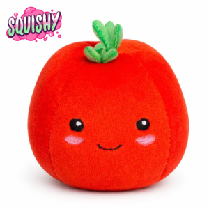 Tomaat Mini Squishy Pluche Knuffel 7 cm