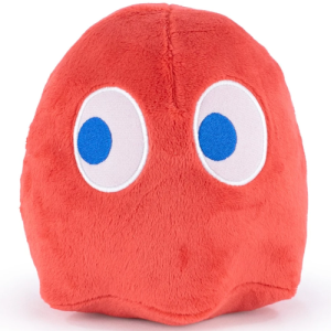 Pac-Man Spookje (Rood) Pluche Knuffel 20 cm
