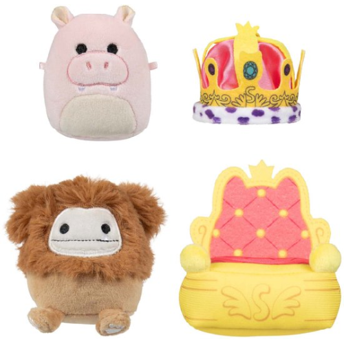 Squishmallows Micromallows Parade Float Pluche Knuffel (4 delig) 6 cm - Afbeelding 2