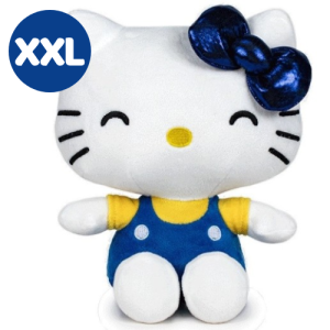 Hello Kitty (Blauw) Pluche Knuffel XXL 80 cm