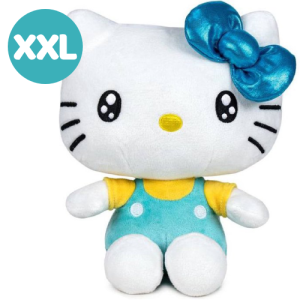 Hello Kitty (Turquoise) Pluche Knuffel XXL 80 cm
