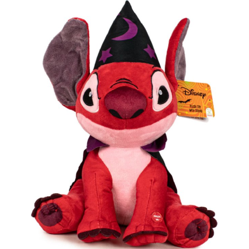 Leroy Halloween - Disney Lilo en Stitch Pluche Knuffel met Geluid 30 cm