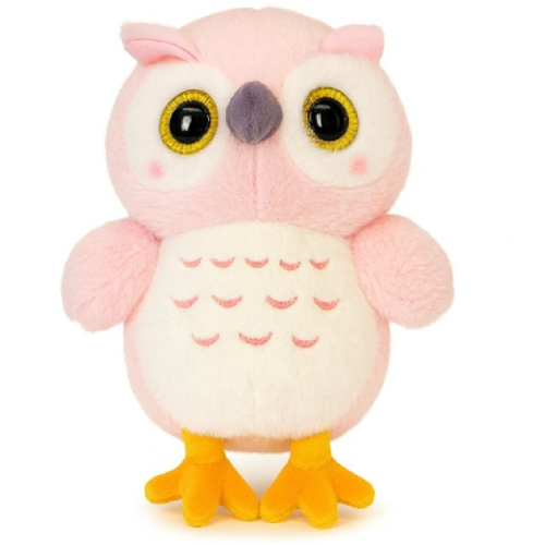 Uil (Roze) Pluche Knuffel Vogel 30 cm
