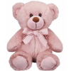 Teddybeer Roze met Strik Pluche Knuffel 20 cm