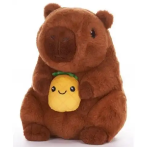Capibara met Kleine Ananas Pluche Knuffel 26 cm