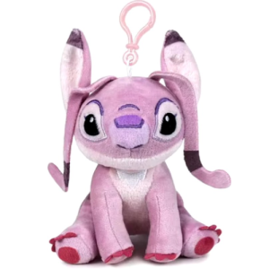 Angel Zittend Bagclip (Sleutelhanger) – Disney Lilo en Stitch Pluche Knuffel 15 cm