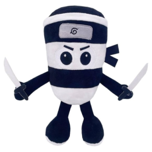 Cappuccino Assassino Italian Brainrot Pluche Knuffel 23 cm – Samurai Ninja Koffiebeker