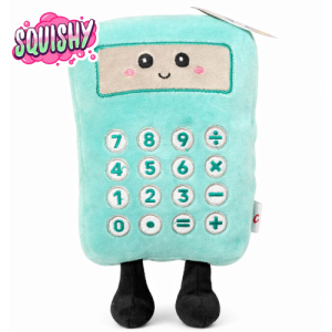 Rekenmachine Squishy Pluche Knuffel 15 cm