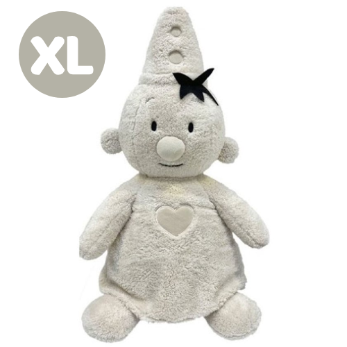 Bumba Fluffy (Beige) Pluche Knuffel XL 70 cm