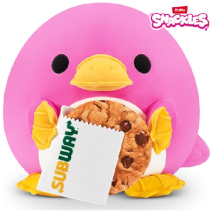 Snackles knuffel – Vogelbekdier Whitney met Subway Koekje 40 cm