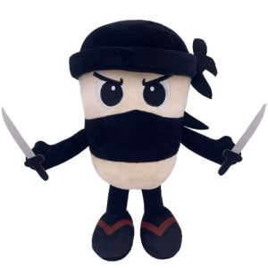 Cappuccino Assassino Italian Brainrot Pluche Knuffel 23 cm