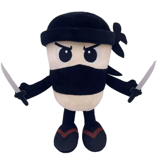 Cappuccino Assassino Italian Brainrot Pluche Knuffel 23 cm