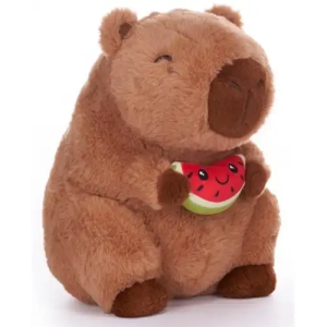 Capibara met Kleine Aardbei Pluche Knuffel 26 cm