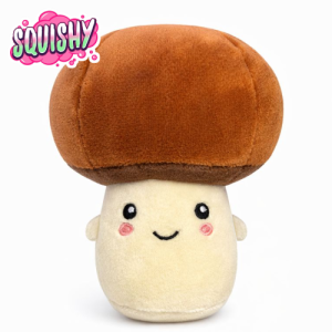 Paddenstoel Mini Squishy Pluche Knuffel 12 cm