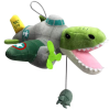Bombardiro Crocodilo Italian Brainrot Pluche Knuffel 30 cm