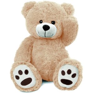 Teddybeer Barry (Beige) Pluche Knuffel XXL 100 cm