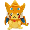 Pikachu met Charizard Poncho Pokémon Pluche Knuffel 30 cm