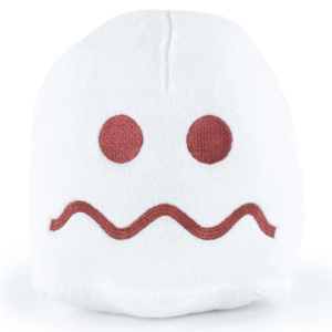 Pac-Man Spookje (Wit) Pluche Knuffel 20 cm