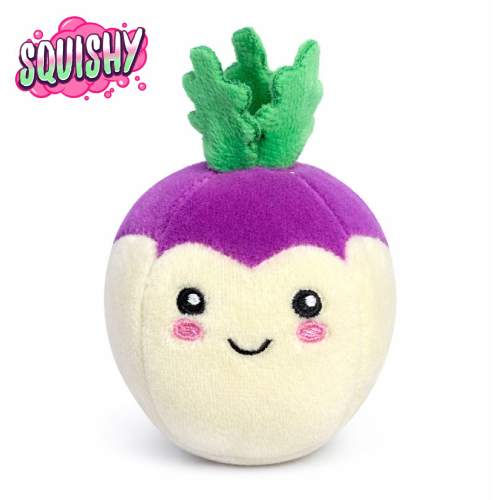 Radijs Mini Squishy Pluche Knuffel 8 cm