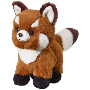 Wasbeer Bruin/Wit Pluche Knuffel 15 cm