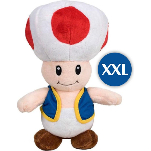 Toad Super Mario Bros Pluche Knuffel XXL 90 cm